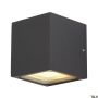 SLV SITRA CUBE 232535 Sienos lempa 2x9W/GX53 IP44