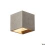 SLV SOLID CUBE 1000911 Sienos lempa 1x25W/G9 IP20