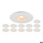 SLV UNIVERSAL DOWNLIGHT 1007272 Įmontuojamas apšvietimas 1x8W/LED 2700K|3000K|4000K|6500K 560lm|610lm|680lm|640lm ip20_ip65