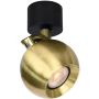 Italux Lafin SPL-45379-1R-BK-GD Taškinis šviestuvas 1x10W/GU10 IP20