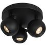 Italux Lafin SPL-45379-3R-BK Taškinis šviestuvas 3x10W/GU10 IP20