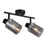 Italux Sardo SPL-5581-2-BK-SG Taškinis šviestuvas 2x40W/E14 IP20