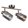 Italux Sardo SPL-5581-2-SC-SG Taškinis šviestuvas 2x40W/E14 IP20