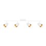 Italux Tino SPL-36748-4-WH-GD Taškinis šviestuvas 4x10W/GU10 IP20