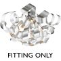 Dar Lighting Swash SWA0450-SP Pakabos 4x25w/g9
