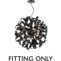 Dar Lighting Swash SWA1322-SP Pakabos 9x40w/g9