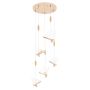 King Home BUTTERFLY DISC XCP8737-5 Pakabinama lempa 5x11W/LED 3000K 4400LM IP20