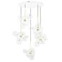 King Home CAPRI DISC XCP9148-5A Pakabinama lempa 10x7W/LED 3000K IP20
