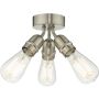 Dar Lighting Yao YAO0338 Stropo šviestuvas 3x60w/e27 ip20