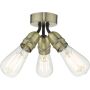 Dar Lighting Yao YAO0375 Stropo šviestuvas 3x60w/e27 ip20