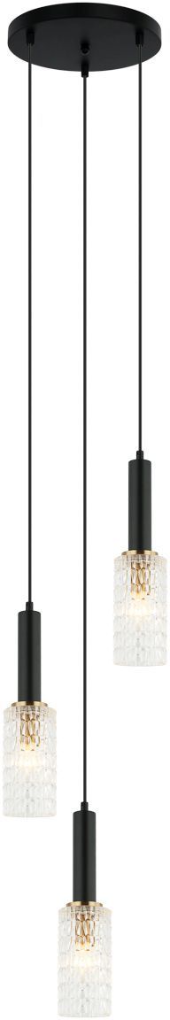 Italux-Perola-PND-43363-3 BK+BR-ITXPND-43363-3 BK+BR