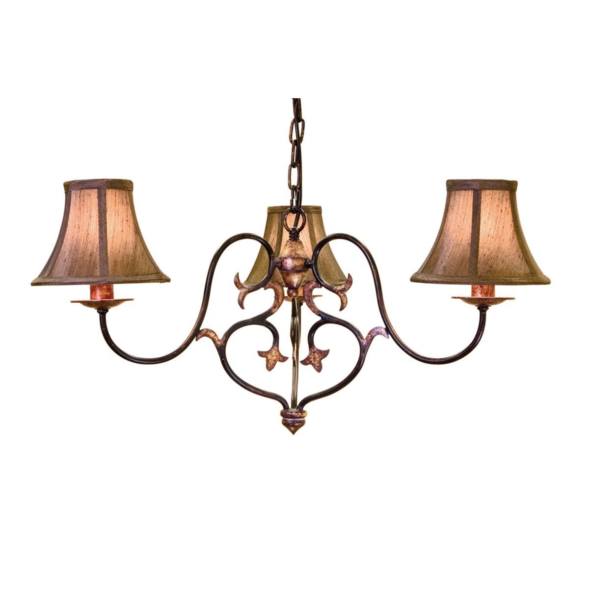 Elstead Lighting-CONISTON-CN3-BUR-GOLD-ELSCN3 BUR/GOLD