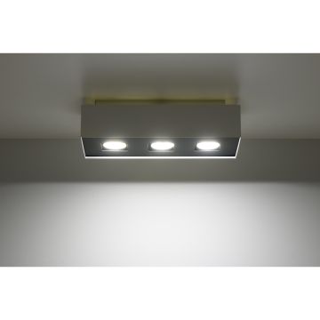 Sollux MONO SL.0068 Lubų šviestuvas 3x40W/GU10
