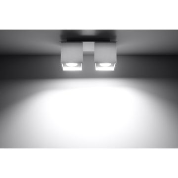 Sollux QUAD SL.0065 Lubų šviestuvas 2x40W/GU10