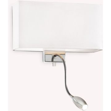 Ideal Lux HOTEL 035949 Sienos lempa 1x60W/E27+1x1,5W/LED ip20