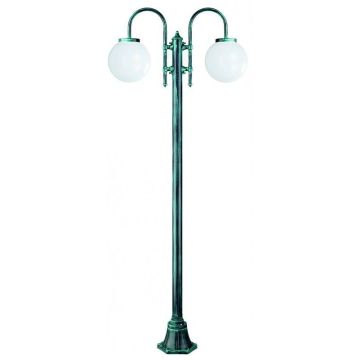 Novolux BOOM 036E-G05X1A-02 Gatvės šviesos stulpas 2x70W/E27 IP43