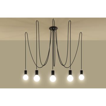 Sollux EDISON SL.0371 Pakabinama lempa 5x60W/E27