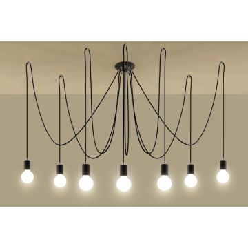 Sollux EDISON SL.0372 Pakabinama lempa 7x60W/E27