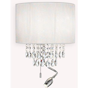 Ideal Lux OPERA 068268 Sienos lempa 1x40W/E14+1x1.5W/LED ip20