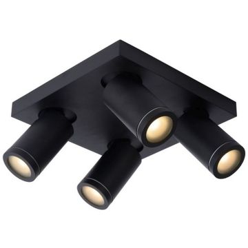 Lucide TAYLOR 09930/20/30 Taškinis šviestuvas 4x5w/gu10 2200-3000k 320lm ip44