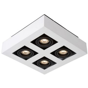 Lucide XIRAX 09119/21/31 Lubų šviestuvas 4x5w/gu10 2200k 320lm ip20