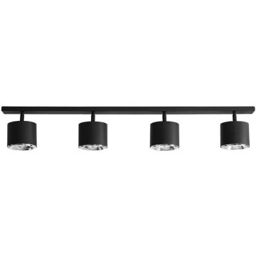 Aldex BOT BLACK 1047PL_L Taškinis šviestuvas 4x35W/GU10