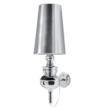 King Home QUEEN WALL 1018W2.CHROM Sienos lempa 1x60W/E27 IP20