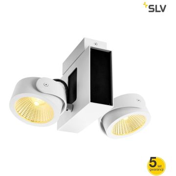 SLV TEC KALU 1001424 Taškinis šviestuvas 2x31W/LED 3000K 1900LM IP20