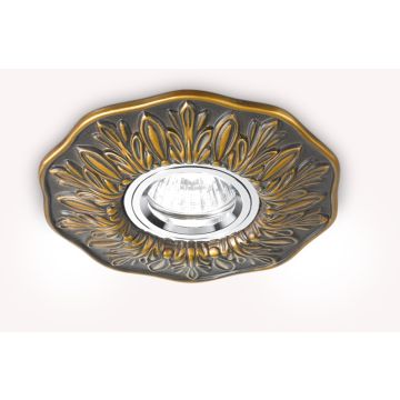 Ideal Lux POLKA 115580 Dekoratyvinis įmontuojamas apšvietimas 1x50W/GU10 ip20