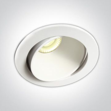 One Light The Bathroom 11106PK/W/W Įmontuojamas apšvietimas 1x8W/LED 3000K 850lm IP54