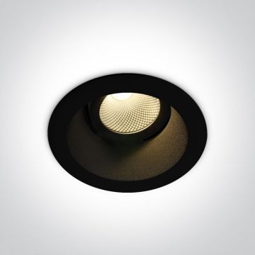 One Light The Dark Light 11107FD/B/W Įmontuojamas apšvietimas 1x7W/LED 3000K 560lm IP20