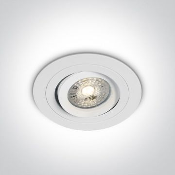 One Light The Dual Ring 11105ABGL/W Įmontuojamas apšvietimas 1x10W/GU10 IP20