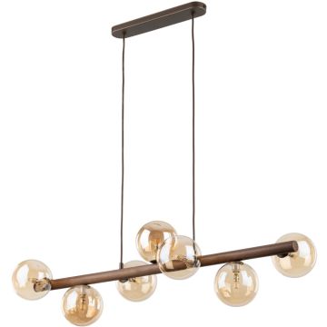 TK Lighting ESTERA WOOD 11096 Pakabinama lempa 7x8W/G9 IP20