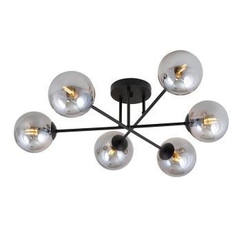 Emibig ROMA 1245/6 Stropo šviestuvas 6x10W/E14 IP20