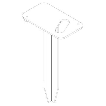 Norlys ACCESSORIES 1234 Kablio tvirtinimo elemento gaubtas