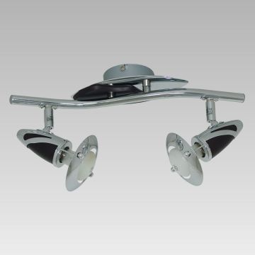 Prezent ZEUS CH/WENGUE 12059 Taškinis šviestuvas 2x40W/E14/R50 IP20