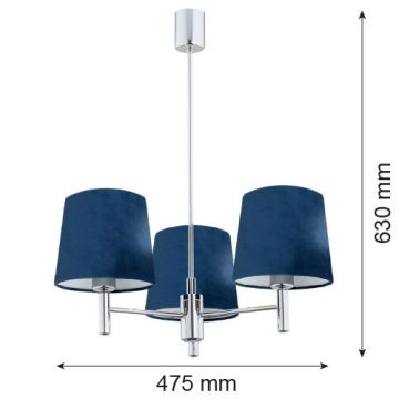 Argon BOLZANO 1381 Švieslentė 3x15W/E27 IP20