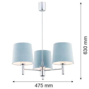 Argon BOLZANO 1383 Švieslentė 3x15W/E27 IP20