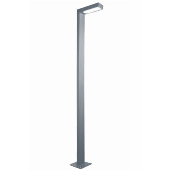 Norlys ASKER POLE 1360AL Gatvės šviesos stulpas 1x18W/LED 3000K 1710LM IP55/IP65
