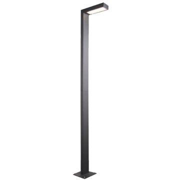 Norlys ASKER POLE 1360GR Gatvės šviesos stulpas 1x18W/LED 3000K 1710LM IP55/IP65