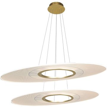 Altavola Design Eclipse LA116/P2_97_3k_gold Pakabinama lempa 2x48W/LED 3000K 2880lm IP20