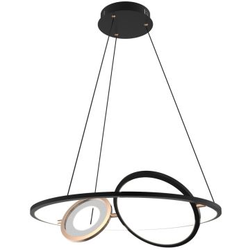 Altavola Design Seppia LA115/P_62_1+2_3k_black_gold Pakabinama lempa 1+2x45W/LED 3000K 2750lm IP20