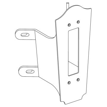 Norlys ACCESSORIES 152B Kampinio montavimo laikiklis