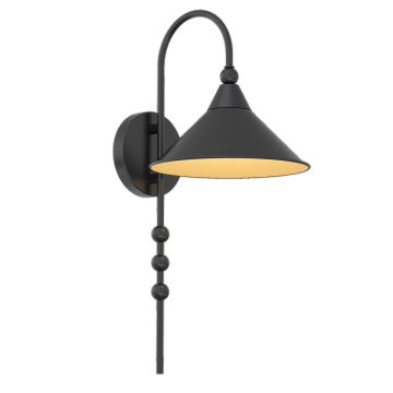 Cosmolight ASHFORD W01531BK Sienos lempa 1x40W/E27 ip20
