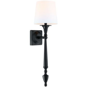 Cosmolight AUSTIN W01296BK-WH kinkiet 1x40W/E27 IP20