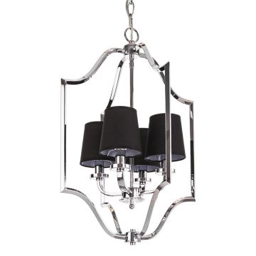 Cosmolight NEW YORK 1 P04380CH-BK żyrandol 4x40W/E14 IP20