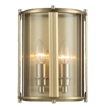 Cosmolight NEW YORK W02194BR Sienos lempa 2x40W/E14 ip20