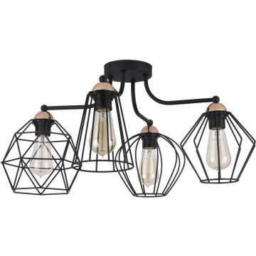 TK Lighting GALAXY 1645 Stropo šviestuvas 4x60W/E27