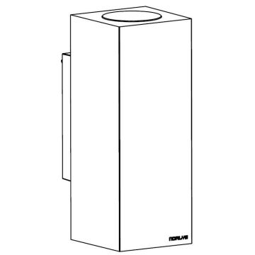 Norlys SANDVIK 1730BC Sienos lempa 2x2x4W/GU10 IP65