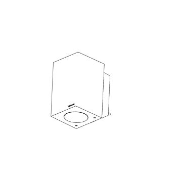 Norlys SANDVIK 1740BC Sienos lempa 1x4W/GU10 IP65